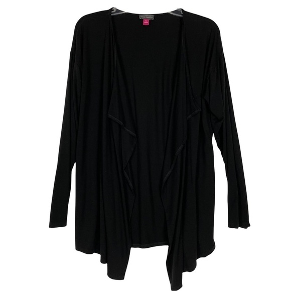 Vince Camuto Black Open Cardigan - Picture 3 of 5